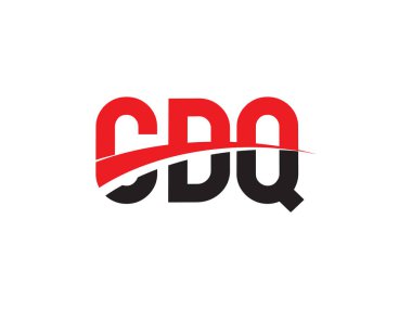 vektör İllüstrasyonu, kırmızı siyah ilk harfler, CDQ