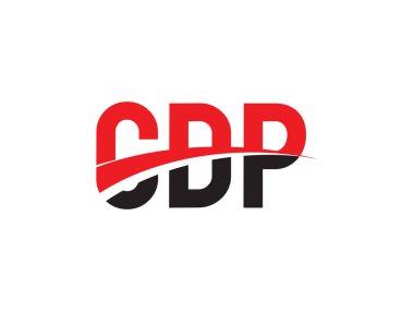 Vektör İllüstrasyonu, kırmızı siyah ilk harfler, CDP