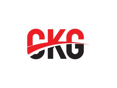 Vektör Illustration, kırmızı siyah ilk harfler, CKG