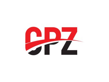 Vektör Illustration, kırmızı siyah ilk harfler, CPZ