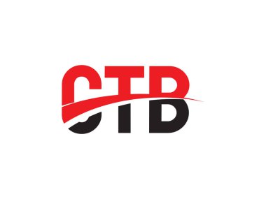 CTB ilk harf logo tasarım vektör şablonu. kurumsal iş kimliği için yaratıcı sembol.