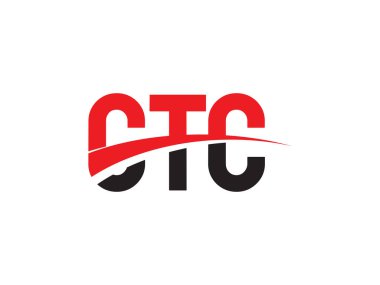 CTC ilk harf logo tasarım vektör şablonu. kurumsal iş kimliği için yaratıcı sembol.