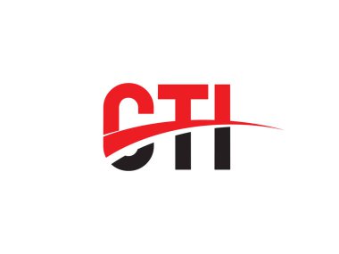 CTI ilk harf logo tasarım vektör şablonu. kurumsal iş kimliği için yaratıcı sembol.