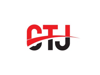 CTJ ilk harf logo tasarım vektör şablonu. kurumsal iş kimliği için yaratıcı sembol.