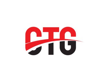 CTG ilk harf logo tasarım vektör şablonu. kurumsal iş kimliği için yaratıcı sembol.