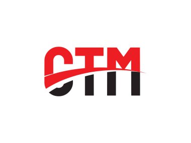 CTM ilk harf logo tasarım vektör şablonu. kurumsal iş kimliği için yaratıcı sembol.