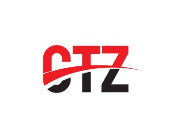 CTZ ilk harf logo tasarım vektör şablonu. kurumsal iş kimliği için yaratıcı sembol.