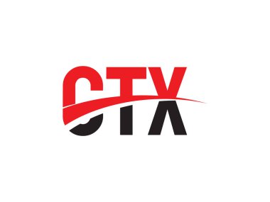 CTX ilk harf logo tasarım vektör şablonu. kurumsal iş kimliği için yaratıcı sembol.