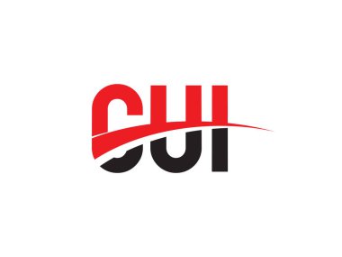 CUI ilk harf logo tasarım vektör şablonu. kurumsal iş kimliği için yaratıcı sembol.
