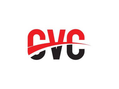 CVC ilk harf logo tasarım vektör şablonu. kurumsal iş kimliği için yaratıcı sembol.