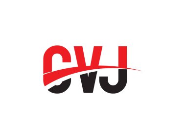 CVJ ilk harf logo tasarım vektör şablonu. kurumsal iş kimliği için yaratıcı sembol.