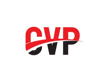 CVP ilk harf logo tasarım vektör şablonu. kurumsal iş kimliği için yaratıcı sembol.