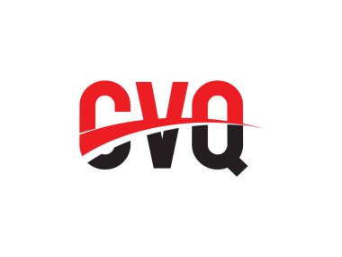 CVQ ilk harf logo tasarım vektör şablonu. kurumsal iş kimliği için yaratıcı sembol.