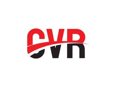 CVR ilk harf logo tasarım vektör şablonu. kurumsal iş kimliği için yaratıcı sembol.