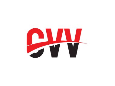 CVV ilk harf logo tasarım vektör şablonu. kurumsal iş kimliği için yaratıcı sembol.