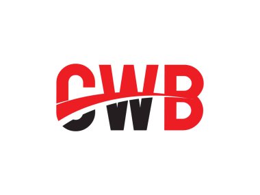 CWB ilk harf logo tasarım vektör şablonu. kurumsal iş kimliği için yaratıcı sembol.