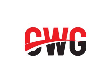 CWG ilk harf logo tasarım vektör şablonu. kurumsal iş kimliği için yaratıcı sembol.