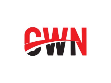 CWN ilk harf logo tasarım vektör şablonu. kurumsal iş kimliği için yaratıcı sembol.