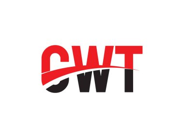 CWT ilk harf logo tasarım vektör şablonu. kurumsal iş kimliği için yaratıcı sembol.