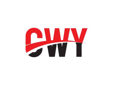 CWY ilk harf logo tasarım vektör şablonu. kurumsal iş kimliği için yaratıcı sembol.