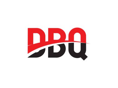 DBQ ilk harf logo tasarım vektör şablonu. kurumsal iş kimliği için yaratıcı sembol.