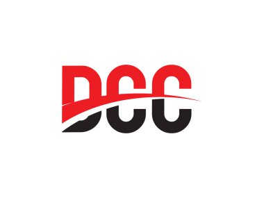 DCC ilk harf logo tasarım vektör şablonu. kurumsal iş kimliği için yaratıcı sembol.