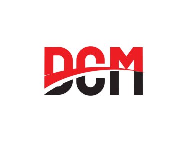 DCM ilk harf logo tasarım vektör şablonu. kurumsal iş kimliği için yaratıcı sembol.