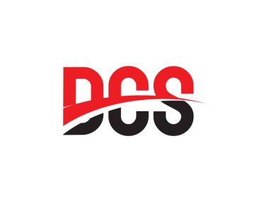 DCS ilk harf logo tasarım vektör şablonu. kurumsal iş kimliği için yaratıcı sembol.