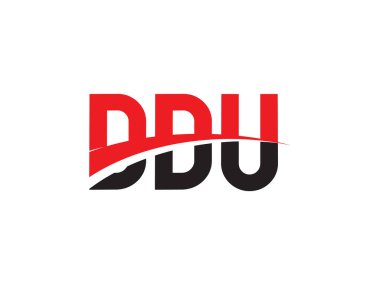 DDU ilk harf logo tasarım vektör şablonu. kurumsal iş kimliği için yaratıcı sembol.