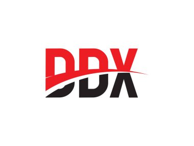 DDX ilk harf logo tasarım vektör şablonu. kurumsal iş kimliği için yaratıcı sembol.