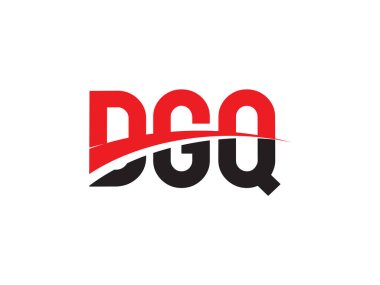DGQ ilk harf logo tasarım vektör şablonu. kurumsal iş kimliği için yaratıcı sembol.
