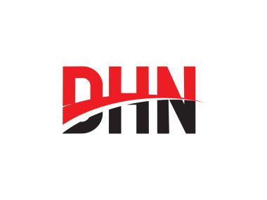 DHN ilk harf logo tasarım vektör şablonu. kurumsal iş kimliği için yaratıcı sembol.