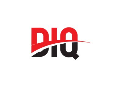 DIQ ilk harf logo tasarım vektör şablonu. kurumsal iş kimliği için yaratıcı sembol.