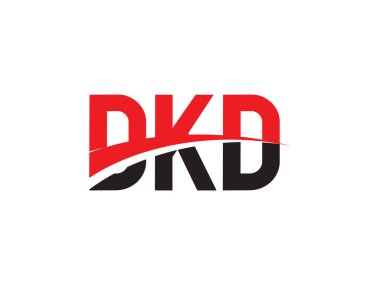 DKD ilk harf logo tasarım vektör şablonu. kurumsal iş kimliği için yaratıcı sembol.