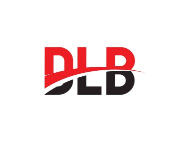 DLB ilk harf logo tasarım vektör şablonu. kurumsal iş kimliği için yaratıcı sembol.