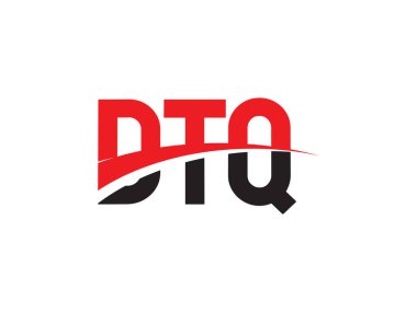 DTQ ilk harf logo tasarım vektör şablonu. kurumsal iş kimliği için yaratıcı sembol.