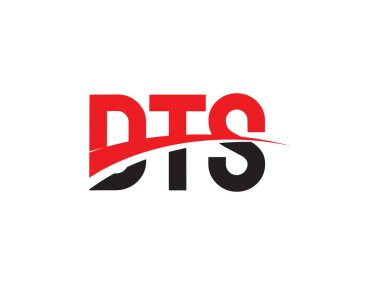 DTS ilk harf logo tasarım vektör şablonu. kurumsal iş kimliği için yaratıcı sembol.