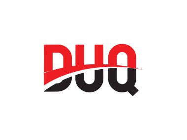 DUQ ilk harf logo tasarım vektör şablonu. kurumsal iş kimliği için yaratıcı sembol.