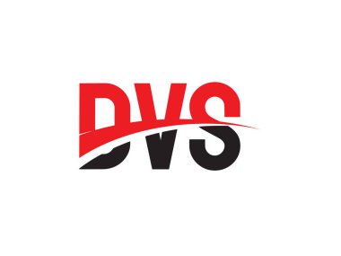 DVS ilk harf logo tasarım vektör şablonu. kurumsal iş kimliği için yaratıcı sembol.
