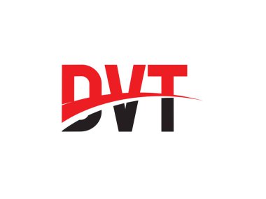 DVT ilk harf logo tasarım vektör şablonu. kurumsal iş kimliği için yaratıcı sembol.