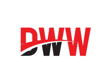 DWW ilk harf logo tasarım vektör şablonu. kurumsal iş kimliği için yaratıcı sembol.