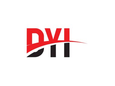 Vektör illüstrasyonu, hattatlık, siyah kırmızı harfler, DYI