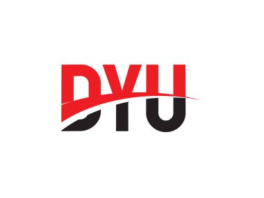 Dyu ilk harf logo tasarım vektör şablonu. kurumsal iş kimliği için yaratıcı sembol.