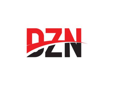 DZN ilk harf logo tasarım vektör şablonu. kurumsal iş kimliği için yaratıcı sembol.