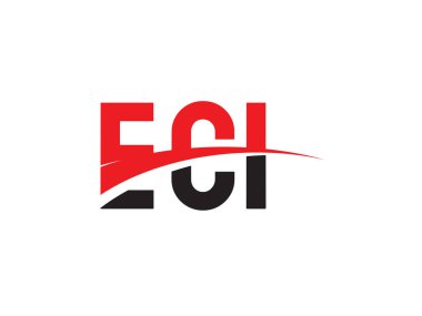ECI ilk harf logo tasarım vektör şablonu. kurumsal iş kimliği için yaratıcı sembol.