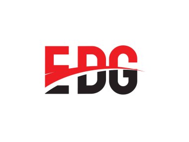 alfabe harfleri, vektör illüstrasyonu, logo tasarımı, EDG