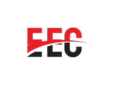 alfabe harfleri, vektör illüstrasyonu, logo tasarımı, EEC