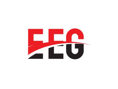 alfabe harfleri, vektör illüstrasyonu, logo tasarımı, EEG