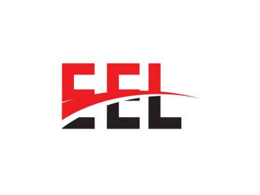 EEL ilk harf logo tasarım vektör şablonu. kurumsal iş kimliği için yaratıcı sembol.