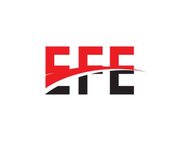 EFE ilk harf logo tasarım vektör şablonu. kurumsal iş kimliği için yaratıcı sembol.